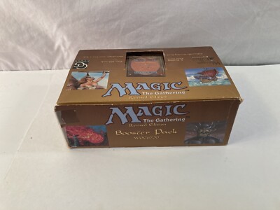 magic the gathering revised edition booster box Gathering: Edition: Pack providing players the opportunity to snag multiple Rare cards or even one or more possible Booster Fun treatments MTG Revised Booster Box (Empty