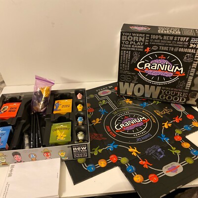 Cranium Wow You're Good Adult Version Board Game Has all pieces except clay EUC