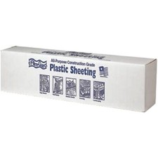 Film-Gard C0612 Polyethylene Construction Sheeting, 12 Feet x 100 Feet, 6