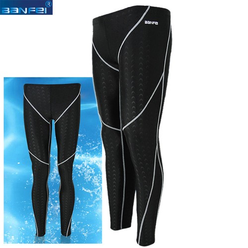Men's Sharkskin Long Pants Swimming 