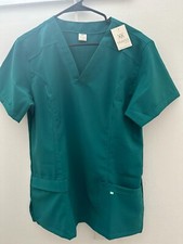 Women's scrub top, Size Large, color green. Never been worn.
