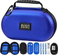 Diabetes Travel Case with Thermometer Temperature Display, TSA Approved