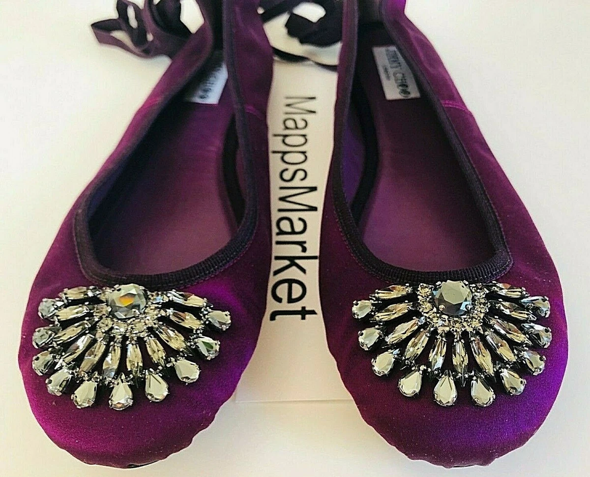 NWOB Authentic JIMMY CHOO Grace Ballet Flat Madeline Size 9US 39EU 650