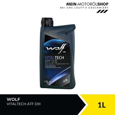Wolf Vitaltech ATF D III Getriebeöl DAIMLER  Ford GM MAN Mercedes Volvo 1 Liter