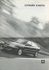CAR SPECIFICATIONS BROCHURE: CITROEN XANTIA - 1997 (LX/SX/VSX/EXCLUSIVE/ACTIVA)