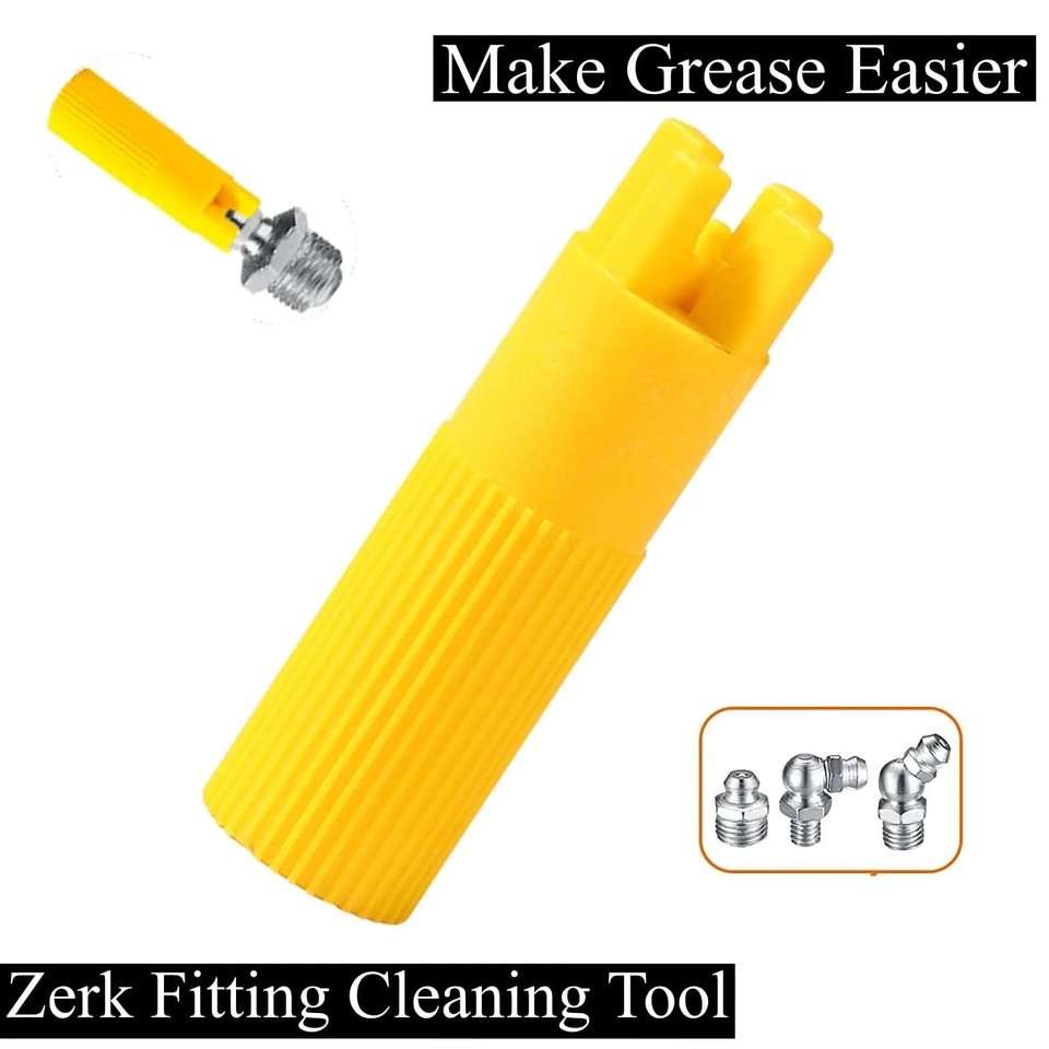 Grease Zerk Cleaner, Grease Fittings Cleaning Tools, New Grease Kits