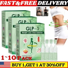 1~10X GLP-1 Oral Solution, GLP-1 Moringa Drops, Natural GLP-1 Supplement Drops-