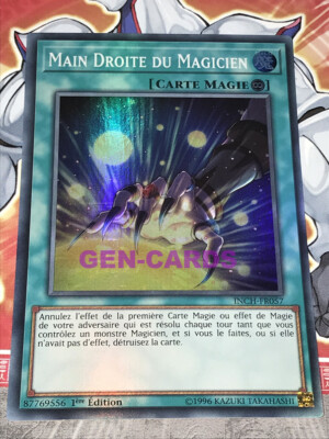 Yu Gi Oh Karte RECHTE HAND DES MAGIERS INCH-FR057