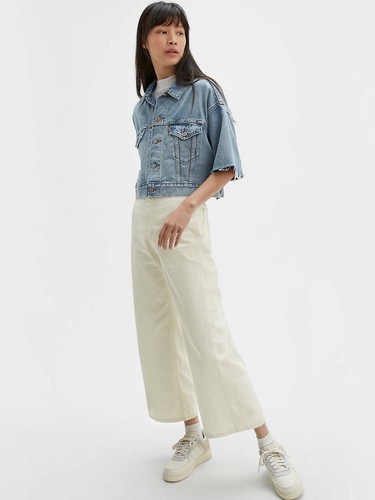 WELLTHREAD RIBCAGE WIDE LEG CROPPED 