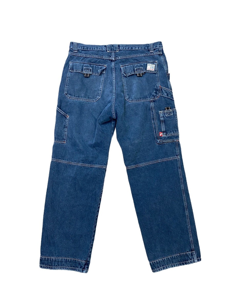 VINTAGE Y2K PLUGG CARGO JEANS MENS 34 X 32 | eBay