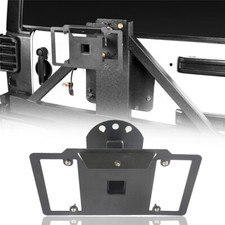 Steel Spare Tire License Plate Mounting Bracket For 97-25 Jeep Wrangler Tj Jk Jl Steel Spare Tire License Plate Mounting Bracket For 97-25 Jeep Wrangler Tj Jk Jl