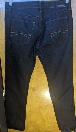 Express Men's Blue Rocco Slim Fit 