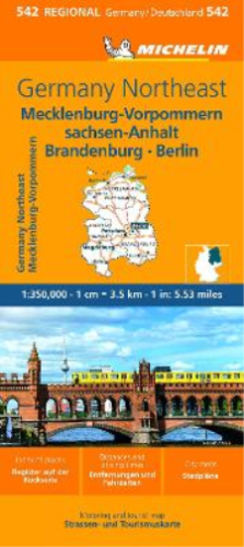 Michelin Germany Northeast - Michelin Regional Map 542 (Map) - Bild 1 von 1