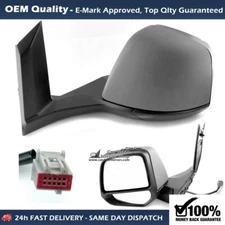Electric Fits Ford Transit Connect 2014-2018 Left Side Complete Wing Mirror