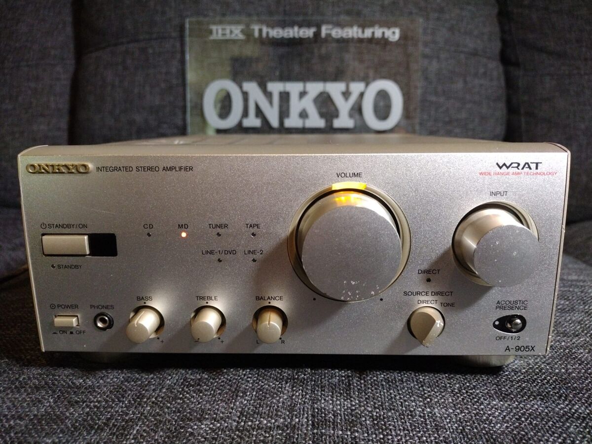 onkyo integrated stereo amplifier A- 905x working perfect onkyo integrated stereo amplifier A- 905x working perfect