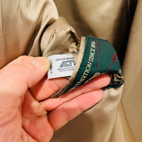 Orvis Carmel Wool Sport Coat Blazer Jacket Men's Size 46 R Large - Picture 15 of 24