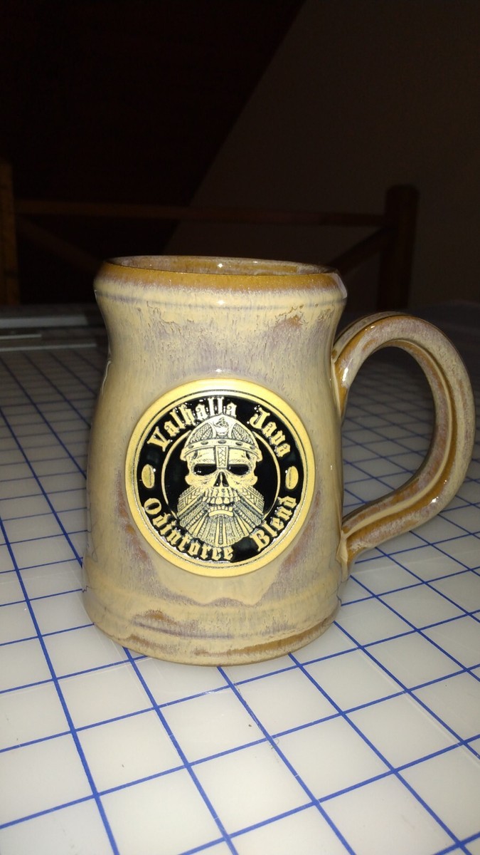 DEATH WISH COFFEE Valhalla Java Odinforce Blend DENEEN Art Pottery Mug 2016  USA | eBay