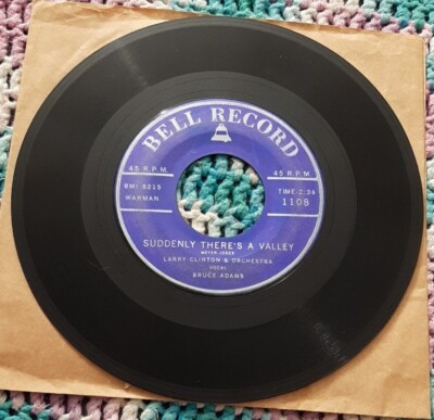 Bruce Adams / Larry Clinton 45 He / Suddenly There's A Valley Bell 1108 vg