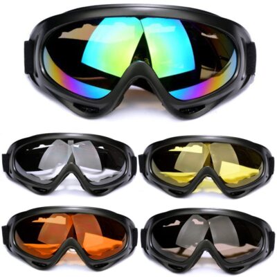 5 Lentes para gafas de sol para motocicleta Gafas para hombres y mujeres