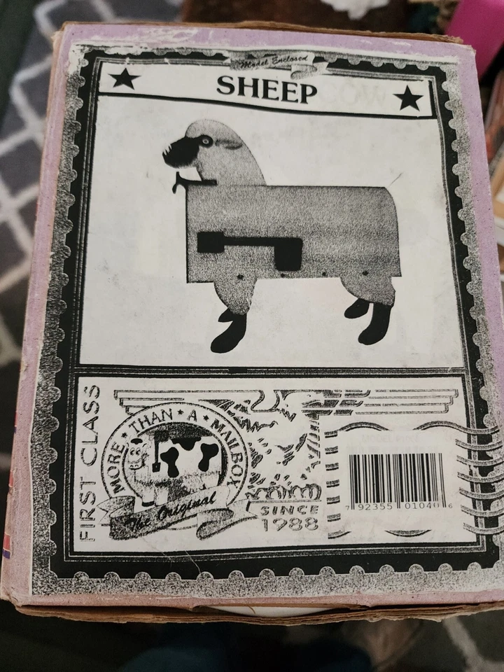 More Than A Mailbox Metal Sheep Mailbox 1995 Vintage NIB - Image 2 of 4
