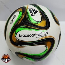 ADIDAS BRAZUCA FINAL RIO 2014 FIFA WORLD CUP FOOTBALL SOCCER MATCH BALL  SIZE 5