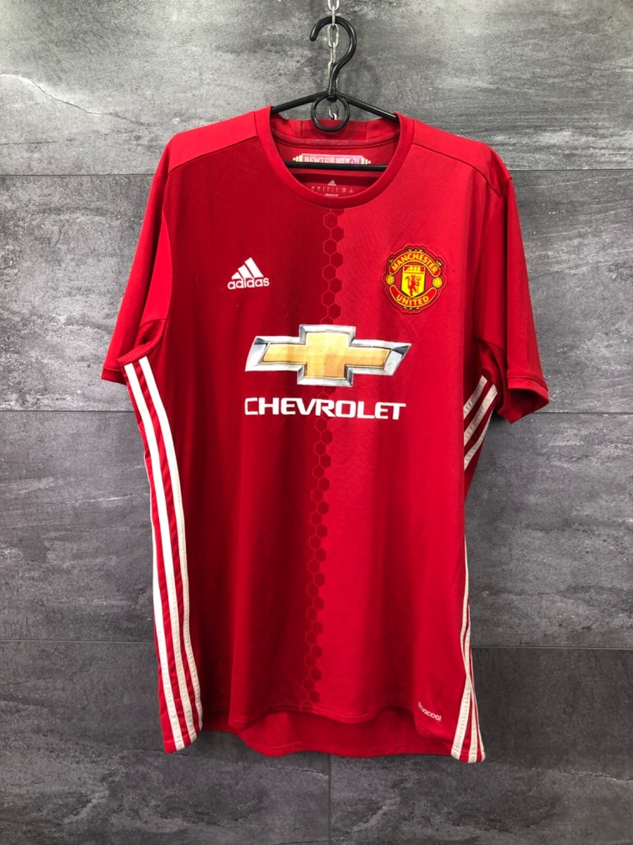 Manchester United Jersey 2016 2017 Home Shirt Adidas size L AI6720