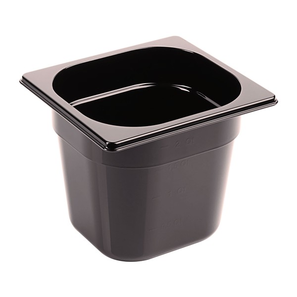 Acmax Gn 1/6 GastronormbehäLter Gn BehäLter 2,4 Liter Tiefe 150 Mm Kunststoff Sc-image