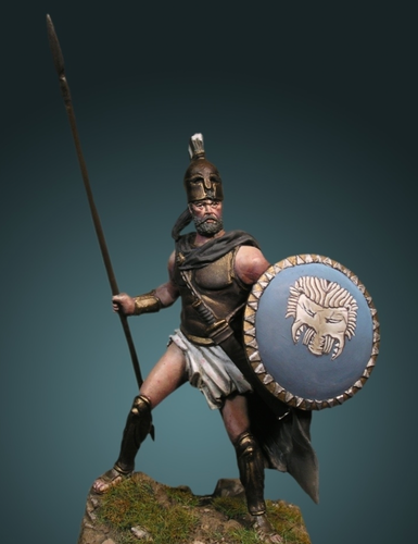 Soldat jouet en étain peint chef albanais XIXe siècle 1:32 Soldat jouet en étain peint chef albanais XIXe siècle 1:32