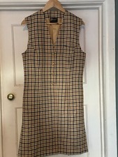 Vintage Check Barucci Dress Waistcoat  Size 12