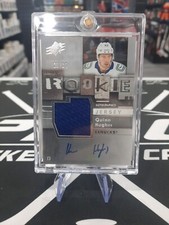 2019-20 SPX Retro Rookie Auto Patch Parallel 09-QH Quinn Hughes 25/35