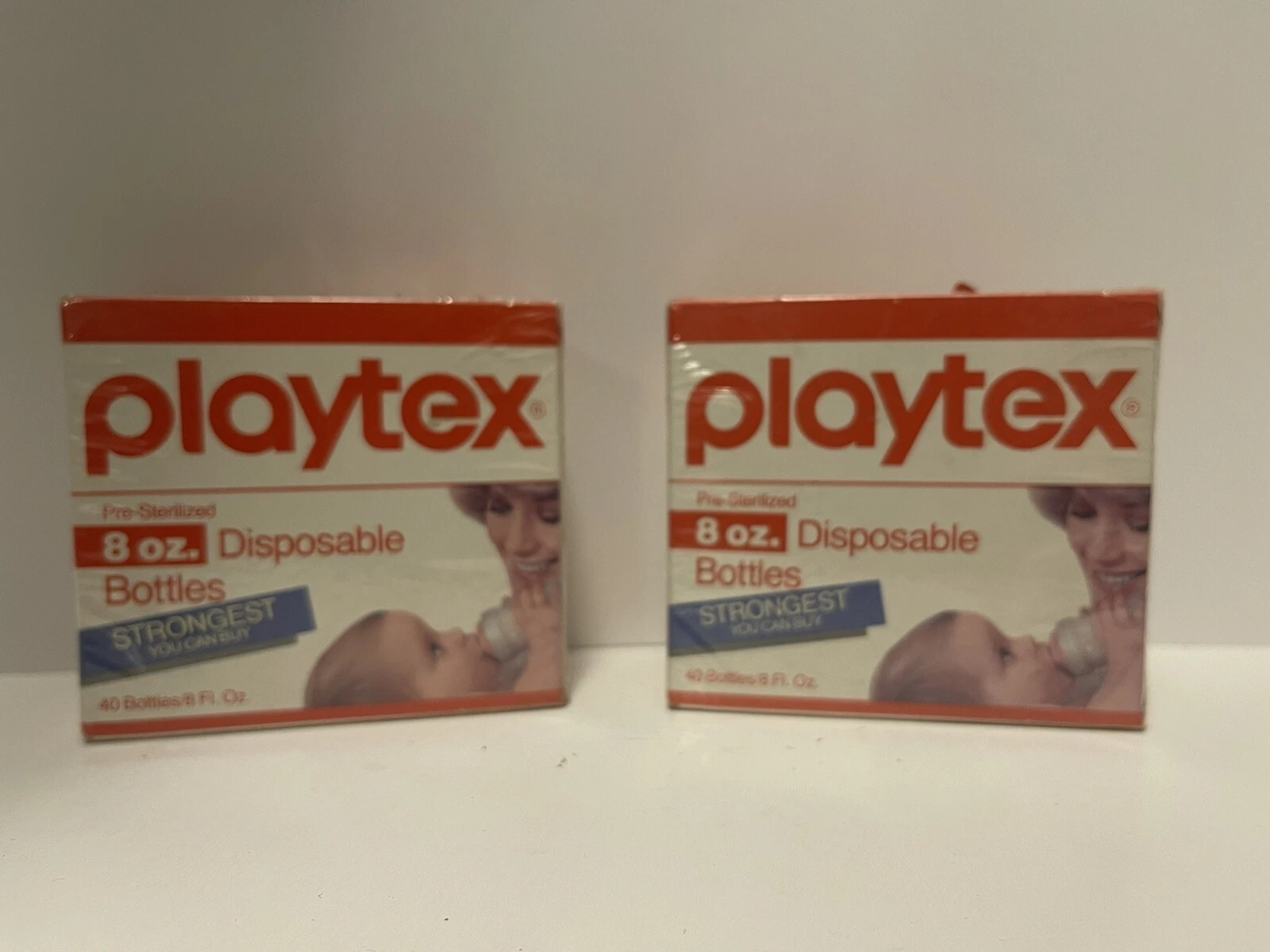 2 Playtex Drop Ins Disposable Bottles Dispenser 80 8 oz