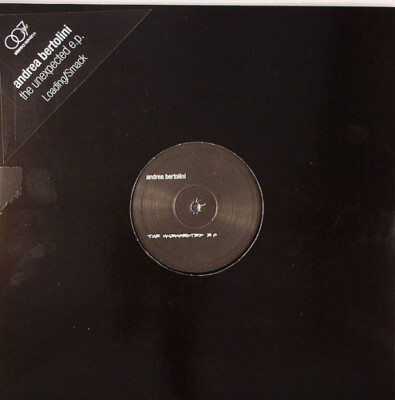 Andrea Bertolini - The Unexpected E.P. (12'', EP) (Very Good Plus (VG+)) - 308430