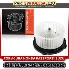 AC Heater Blower Motor w/ Wheel for Honda Passport Isuzu Rodeo Acura 8972316420