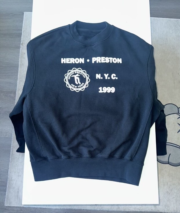 Heron Preston Crewneck Sweater Sz M