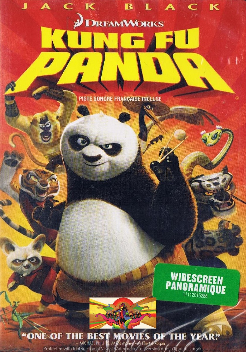 Kung Fu Panda (DVD, 2008) (Bilingual) Jack Black Animation Family Kung Fu Panda (DVD, 2008) (Bilingual) Jack Black Animation Family