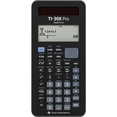 Texas Instruments TI-30 X Pro Schulrechner Anthrazit (B x H x T) 104 x 195 x 38