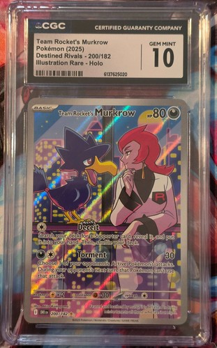 Team Rocket's Murkrow graded CGC 10 for sale on eBay