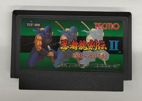 Tekmo Famicom Soft Ninja Dragon Sword II Dark Evil God Used