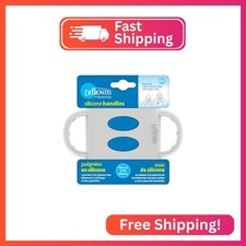 Dr. Brown's Wide-Neck Baby Bottle Handles, 100 Silicone, Easy Grip Removable Ha