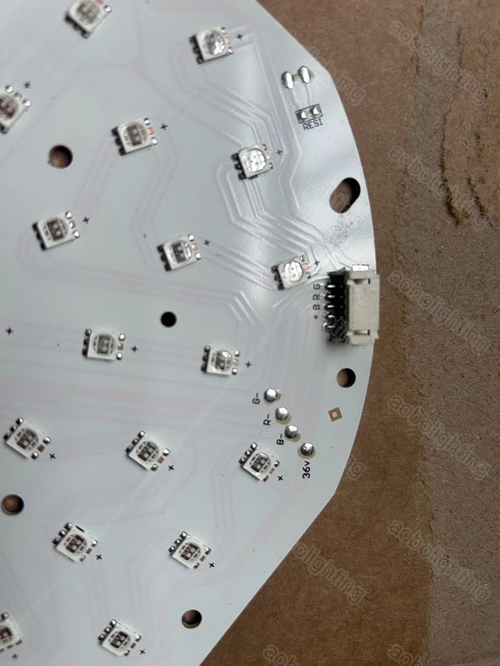 SMD RGB 54 LED Par Light Lamp Plate For DJ Stage Lights Club Dance Wedding Party - Image 4 of 4