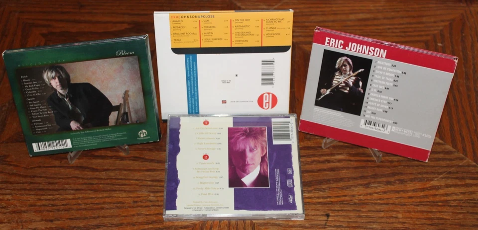 Eric Johnson CD lot of 4 Rock Instrumental Jazz Fusion Blues Country - Image 2 of 2
