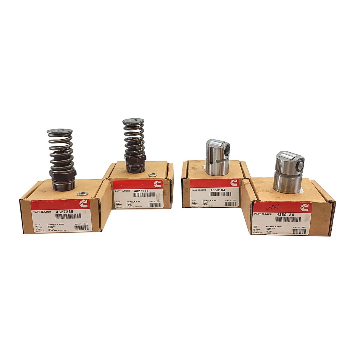 OEM CUMMINS ISX Barrel Plunger 4327258 + Tappet 4359134 Fuel Pump