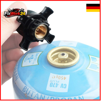 Jeebel Ventilkartuschenadapter für Campingaz Easy-Clic CV 7 16 Schraub