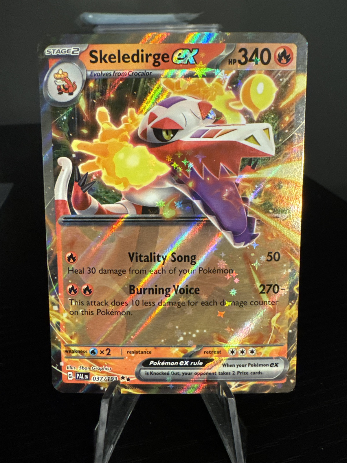 Skeledirge ex 037/193 - S&V: Paldea Evolved Double Rare - Pokémon TCG (NM)