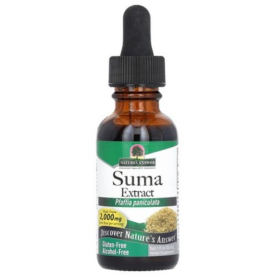 Nature s Answer Suma Pfaffia Paniculata 2 000 mg 1 fl oz 30 ml Alcohol-Free,