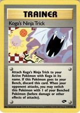 Pokemon Koga's Ninja Trick Gym Challenge 115/132 Unlimited Lightly Played on eBay