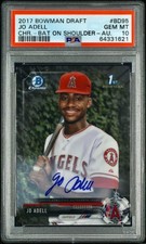 2017 Bowman Chrome Draft Jo Adell Image Variation Auto - #/99 - #BD95 - PSA 10