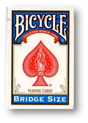 Bicycle - Bridge Size Playing Cards BLUE Spielkarten Cardistry Skat