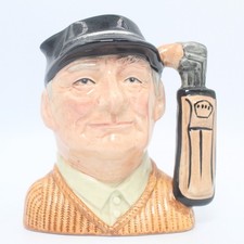 Brocca Royal Doulton Golfer piccolo personaggio Toby D6756 4,5"