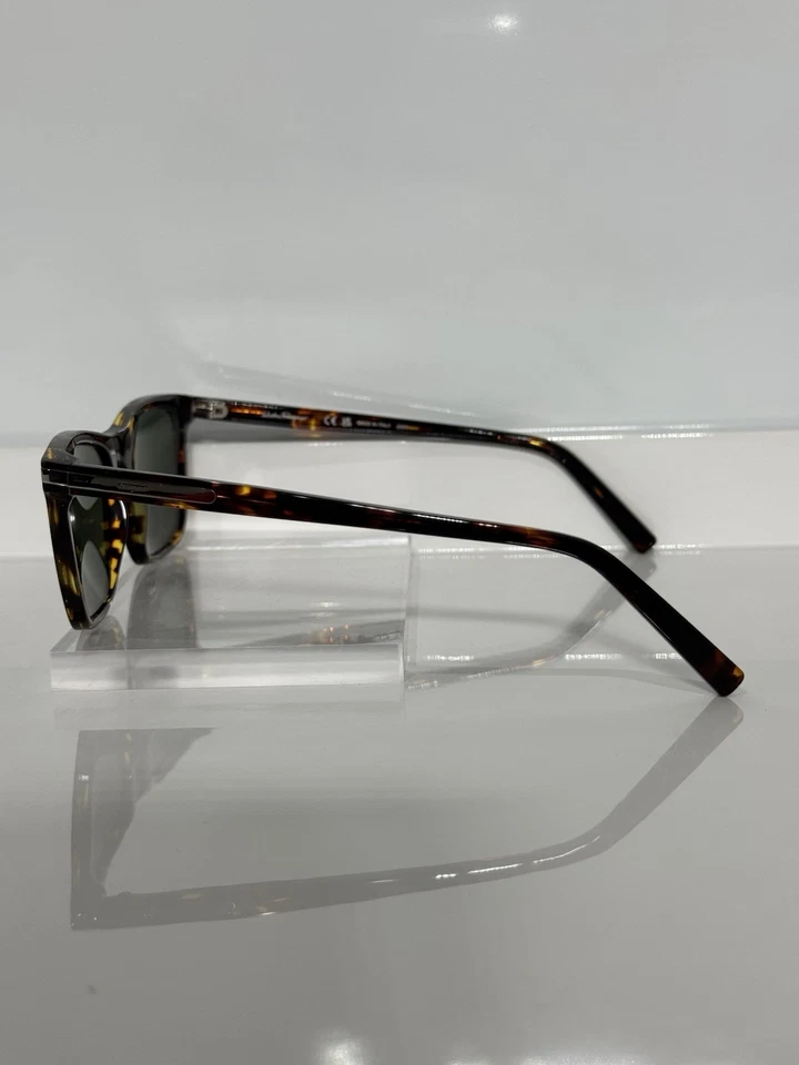 Gafas de sol Salvatore Ferragamo retro acetato tortuga personalizadas polarizadas G15 verdes Foto 4 de 4